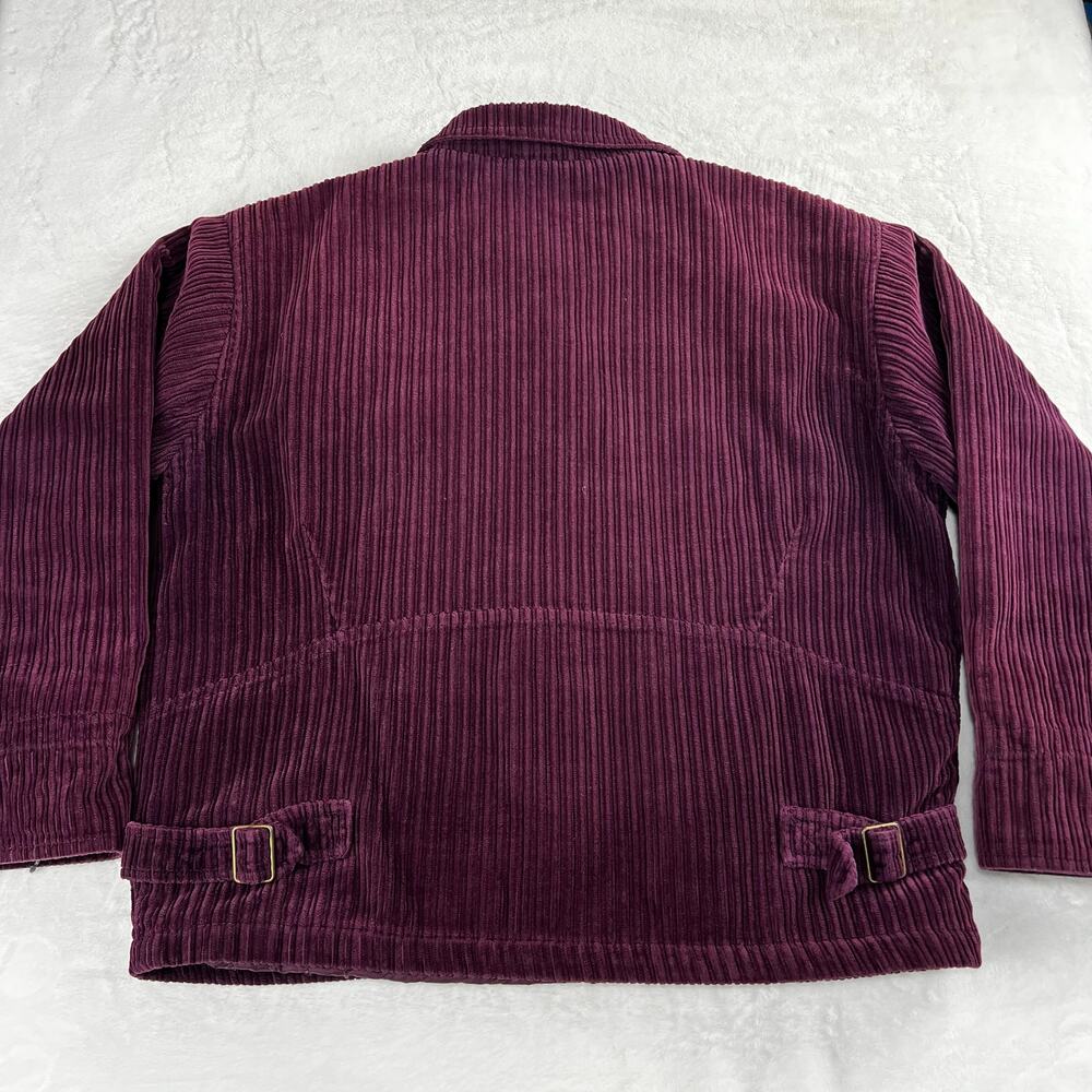 St. John's Bay Vintage Purple Corduroy Button Jacket Women's size Medium Petite - Picture 2 of 8